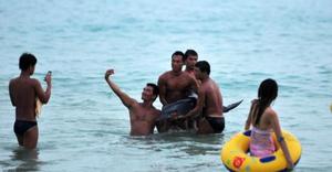 Muscular Men Take Photos With Dolphin, Dolphin Dies. What Happened?
